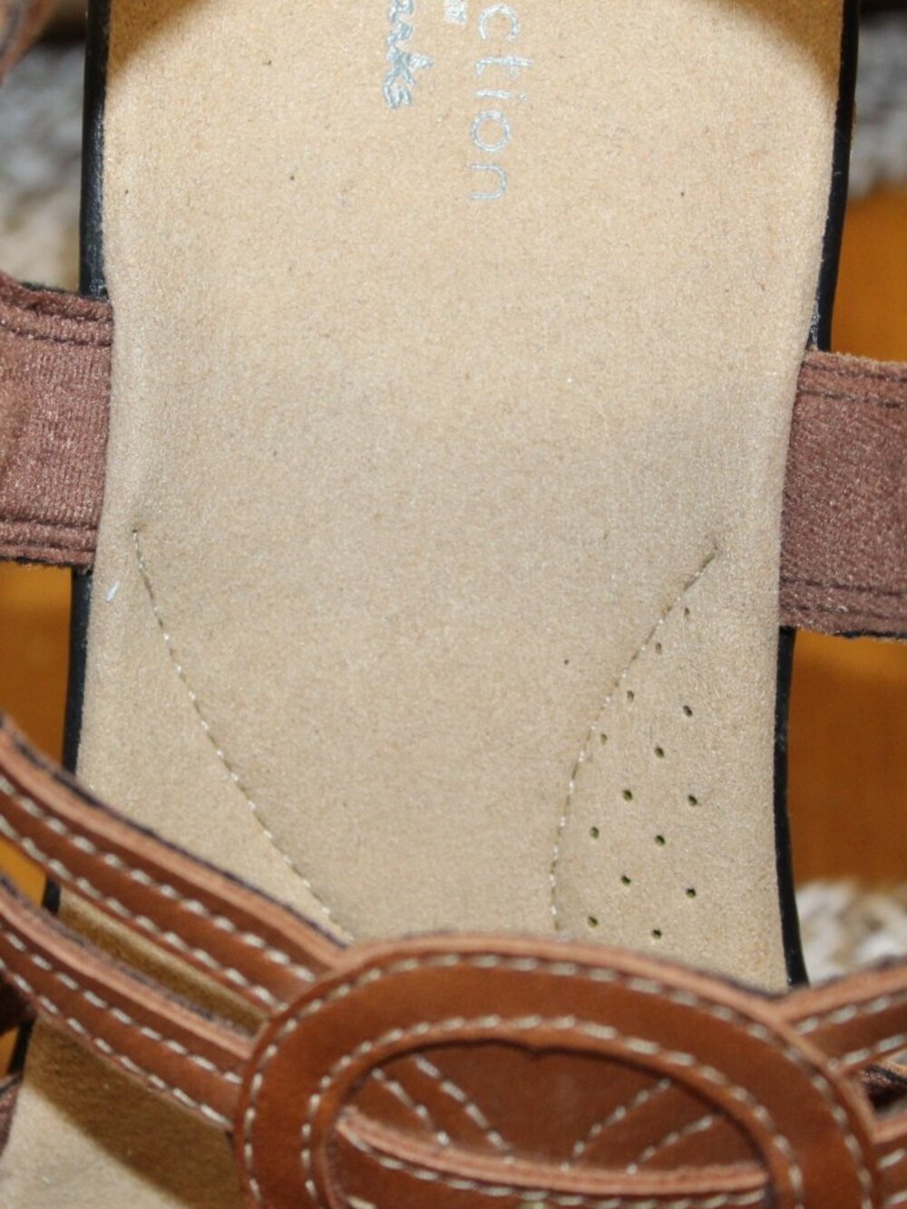 NWT Clarks Leisa Janna Sandals 9 1/2 WIDE SUPER CUTE! - Picture 15 of 15
